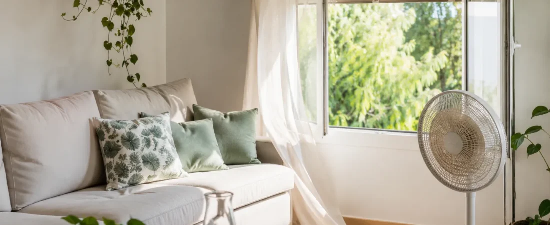 7 formas de bajar la temperatura en casa sin aire acondicionado