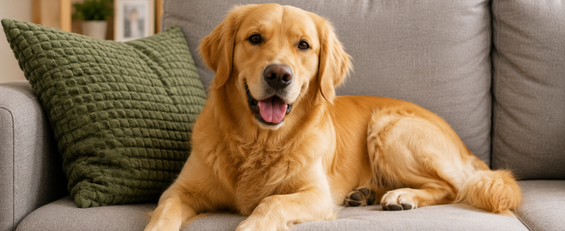 Cómo quitar el olor a perro del sofá
