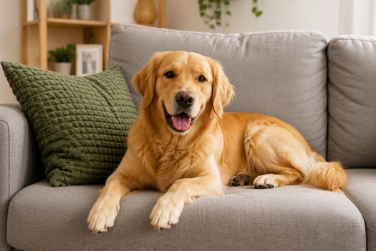 Cómo quitar el olor a perro del sofá