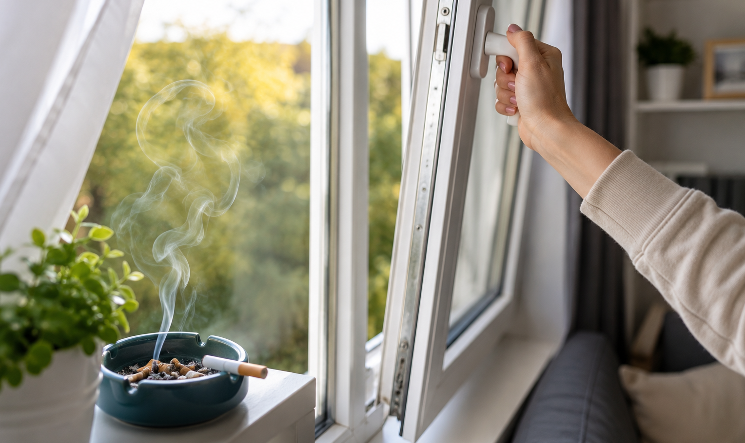Cómo quitar el olor a tabaco en casa