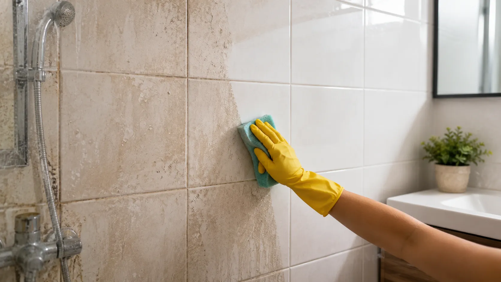 Cómo limpiar azulejos del baño paso a paso