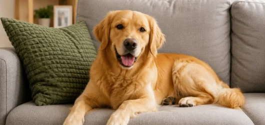 Cómo quitar el olor a perro del sofá