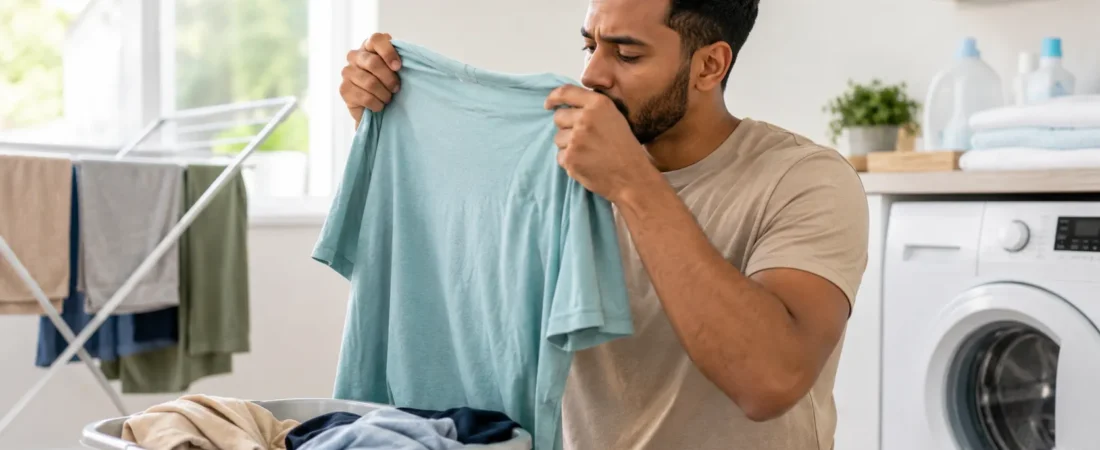 Cómo quitar el olor a sudor de la ropa
